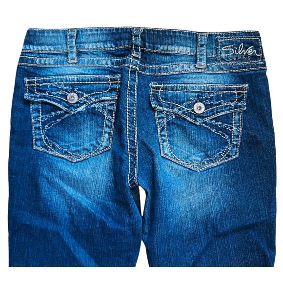 Silver Jeans Co. Berkley Surplus Bootcut Low Rise Women's Blue Jeans Size 30X33 - Picture 1 of 9